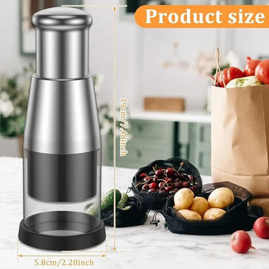 Deoxys Food Chopper, Manual Vegetable Chopper, Fruit Chopper, Garlic Chopper Vegetable & Fruit Chopper